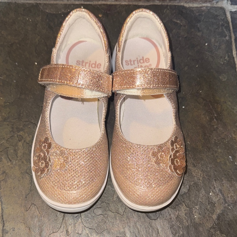 Stride Rite Shimmering Gold Dress Shoes